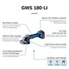 Bosch GWS 180 Professional Brushless Angle Grinder Multifunctional Grinder Polisher Cordless Cutting Machine 11000RPM Power Tool  NO Battery