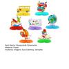 7Pcs Back-to-School Honeycomb Decor Set Classroom Party Theme Decorations Festive Table Centerpieces for School Bulletin Board & Wall Decor