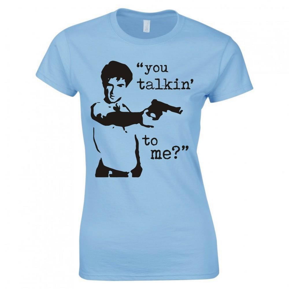 Inspired By Taxi Driver You Talkin To Me Skinny Fit TShirt S