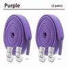 Elastic Laces Sneakers Tennis No Tie Shoe laces Lock Shoelaces without ties Kids Adult Flat Shoelace Shoes Accessories 2Pair