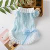 Pet Clothes Princess Bow Dress Birthday Party Dogs Spring Summer Lace Dress Lovely Bow Dress Dog Costume