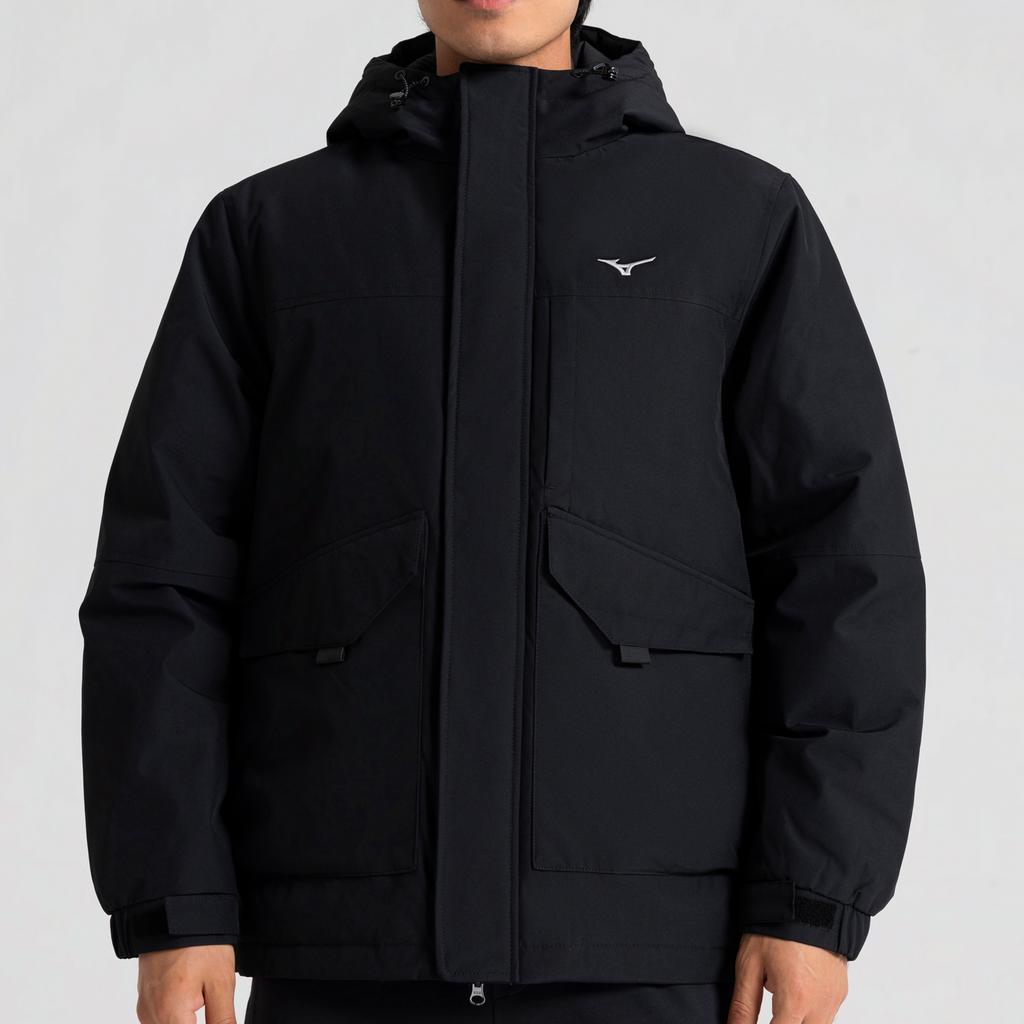 Mizuno Down Jackets Unisex Hooded Thickened Down Jacket K2CN36D3