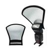 Universal Camera Flash Diffuser Softbox Silver and White Reflector For Nikon for Canon and Other Camera