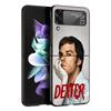 TV Show Dexter Morgan Black Phone Case For Samsung ZFlip7 ZFlip6 ZFlip5 ZFlip4 ZFlip3 5G Hard Protective Galaxy Z Flip 3 4 5 6 7