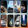 Класичний чохол для телефону C-i-t-r-o-e-n DS Для Samsung S26,25,24,23,22,30,21,10,9,Ultra,Plus,Lite Чорний м'який чохол