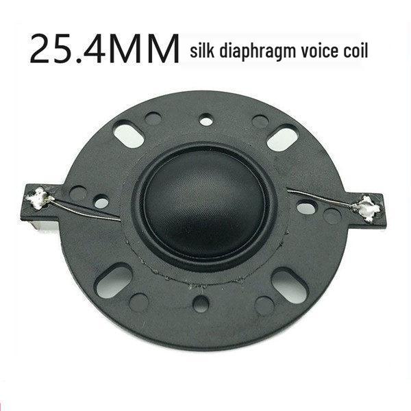 4-Inch Dome Tweeter with 25.4mm Voice Coil and Silk Diaphragm for Speaker Repair and Modification. 8 ohms