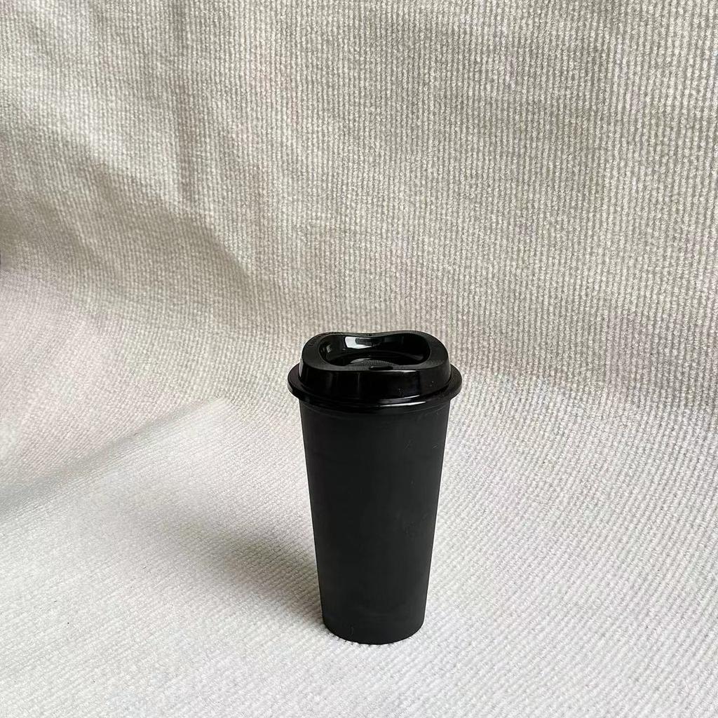 16OZ 475ml Color Reusable Plastic Straw Cup Large Capacity Leakproof Travel Tumbler for Coffee Smoothie Home Party Takeaway Cup