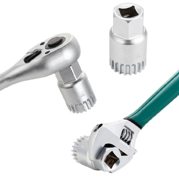 Bicycles 20 Teeth Remover Bottom Bracket Sleeve Tool Antidrop Tool Bikes Bottom Bracket Remover Crank Puller Remover