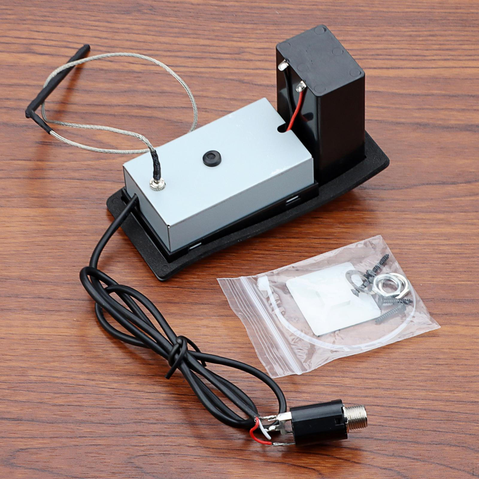 

Гитарный звукосниматель, 4-полосные обновленные детали, повышающие производительность, предусилитель, эквалайзер, тюнер, пьезоэлектрический преобразователь