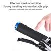 1 Pair Single-Lock Bicycle Grips - Soft Sponge Handlebar Covers for Mountain/BMX/Folding Bikes