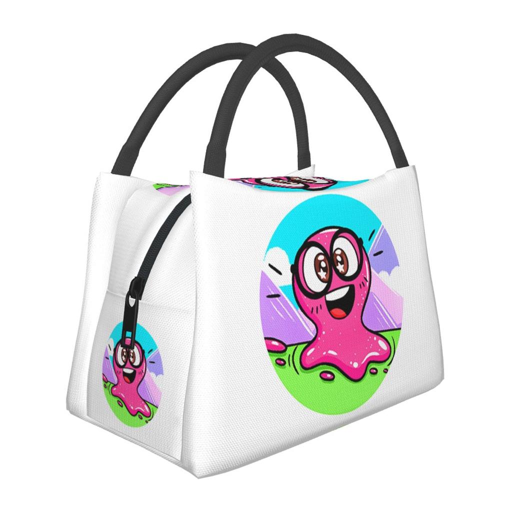 Super Slick Slime Sam Insulated Lunch Bag for School Picnic Storage Food Boxes Portable Container Cooler Thermal Lunch Box Tote