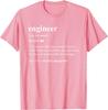Engineer Definition Funny Graphic Tee Unisexs Soft Breathable TShirt Novelty Gift