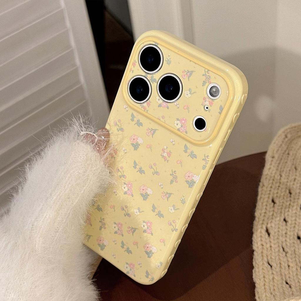 Blumenmuster Handyhülle für iPhone 16, iPhone 17 und iPhone 17 Pro Max