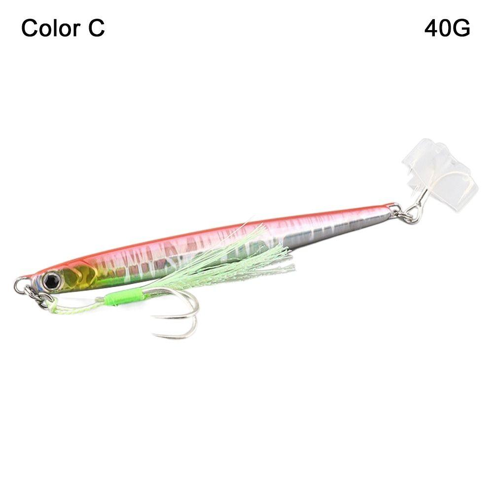 Iron Fishing Lure 40g 60g Fishing Tackle Durable Metal Jig Lure