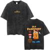 Legalize Marinara Food Funny Meme Washed T-shirt Sumer Casual Vintage Streetwear Cartoon Humor Oversized Tshirt Unisex