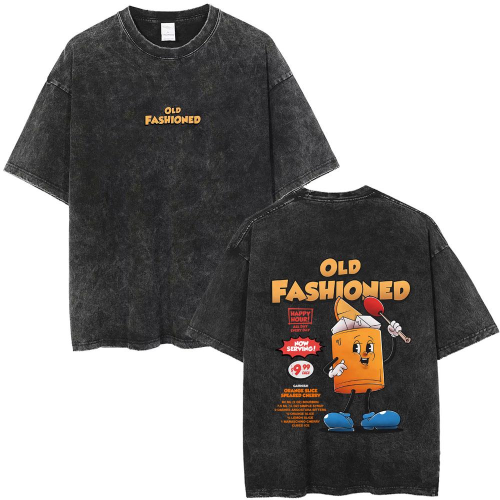 Legalize Marinara Food Funny Meme Washed T-shirt Sumer Casual Vintage Streetwear Cartoon Humor Oversized Tshirt Unisex