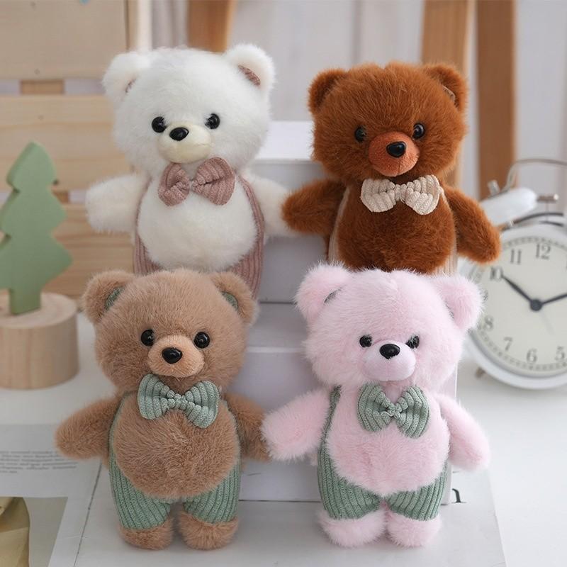Plush Bear Keychain Plush Toy With Pp Cotton Filling For Girls And Kids