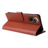 For Realme C67 4G/12 Lite 4G Case Wallet Stand View PU Leather Phone Cover with Wrist Strap
