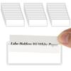Clear Adhesive Shelf Tag Pockets Label Holders for DIY Organizing Bag Paper Card Labels Classify Items Office Storage Supplies