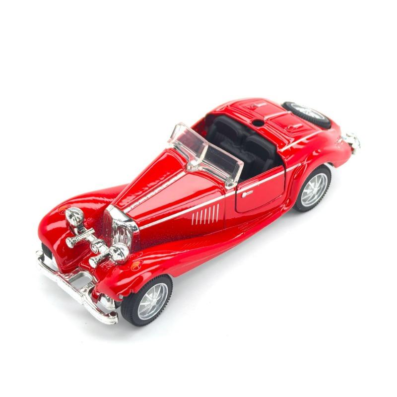 1PC 1:38 alloy classic car retro 500K car model static collection gift cake ornament