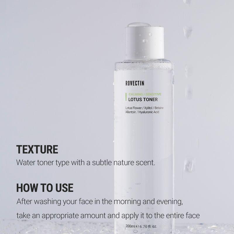 ROVECTIN *renewal* Calming Lotus Toner 200ml