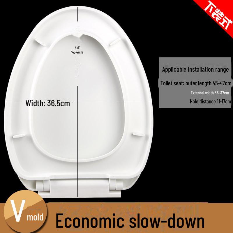 Pogrubiona Wolnoopadająca Pokrywa Siedziska Toaletowego UVO do Gospodarstwa Domowego