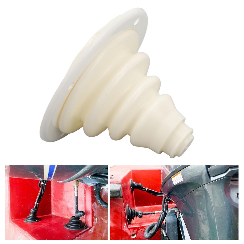 Rigging Cable Boot Boat 105mm Transom Steering Wires Holder Engine Rigging Cable Boot for RV Marine Yacht