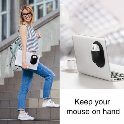 Stick-On Laptop Mouse Holder Universal Mouse Pouch Portable Mouse Storage Bag