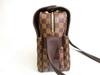 Authentic LOUIS VUITTON Damier Brown Leather Messenger Crossbody Bag Naviglio #9733  Refurbished