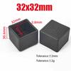 Black PVC Furniture Table Foot Tip Chairs Legs Pad Protector Cover Square/Round Caps Pipe Plug Lid Tube Hole Protection End Cap