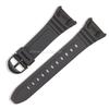 Silicone Watch Strap Sports PU Plastic Watchband for Casio W-96H 18mm Waterproof Rubber Bracelet Men Women Wristband Accessories