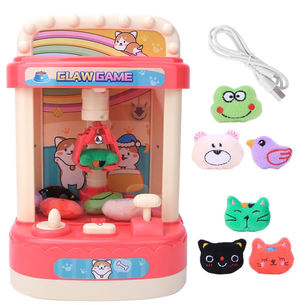 Exercise Hand Eye Coordination Skills Claw Machine For Kids With LED Lights Mini Vending Machine Arcade Games Machines Adjustable Sound And Music
