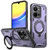 For Xiaomi Poco C85 4G Redmi 15C 6.9 inches Case Armor Shockproof 360° Rotating Magnetic Holder TPU Frame Plastic Phone Cover