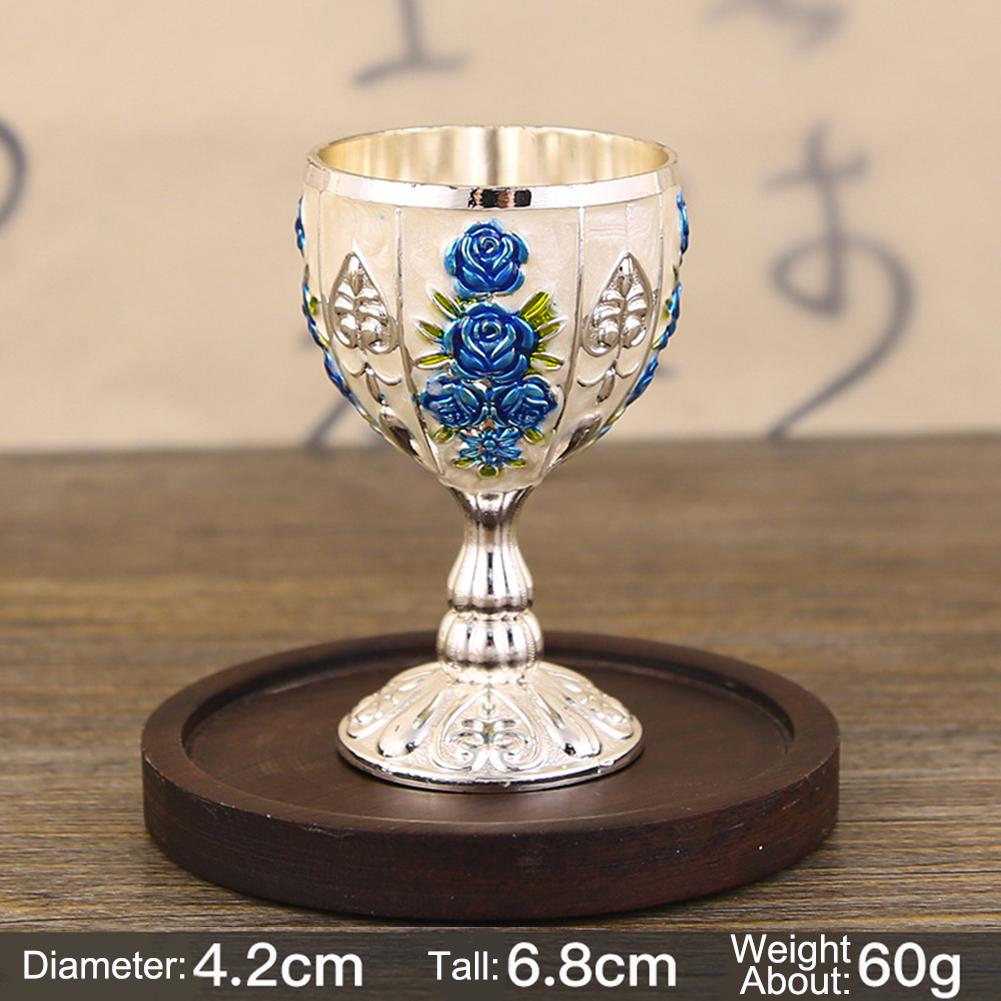 Drinking Cup Vintage Wine Cup Bar Wine Cup Champagne Cup High-quality Metal Wine Cup Retro Wine Bottle Vintage