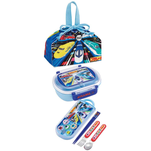 Skater Children's Drawstring Lunch Bag, Made in Japan, Plarail 23, Boys' KB7-A