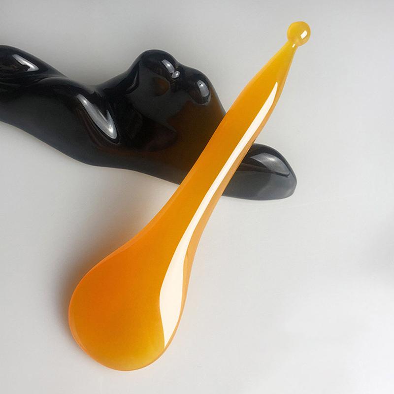 Gouache Scraper Facial Massager Eye Scraping Face Massage Meridian Therapy Guasha Board Body Health Care Gua Sha Plate Tool