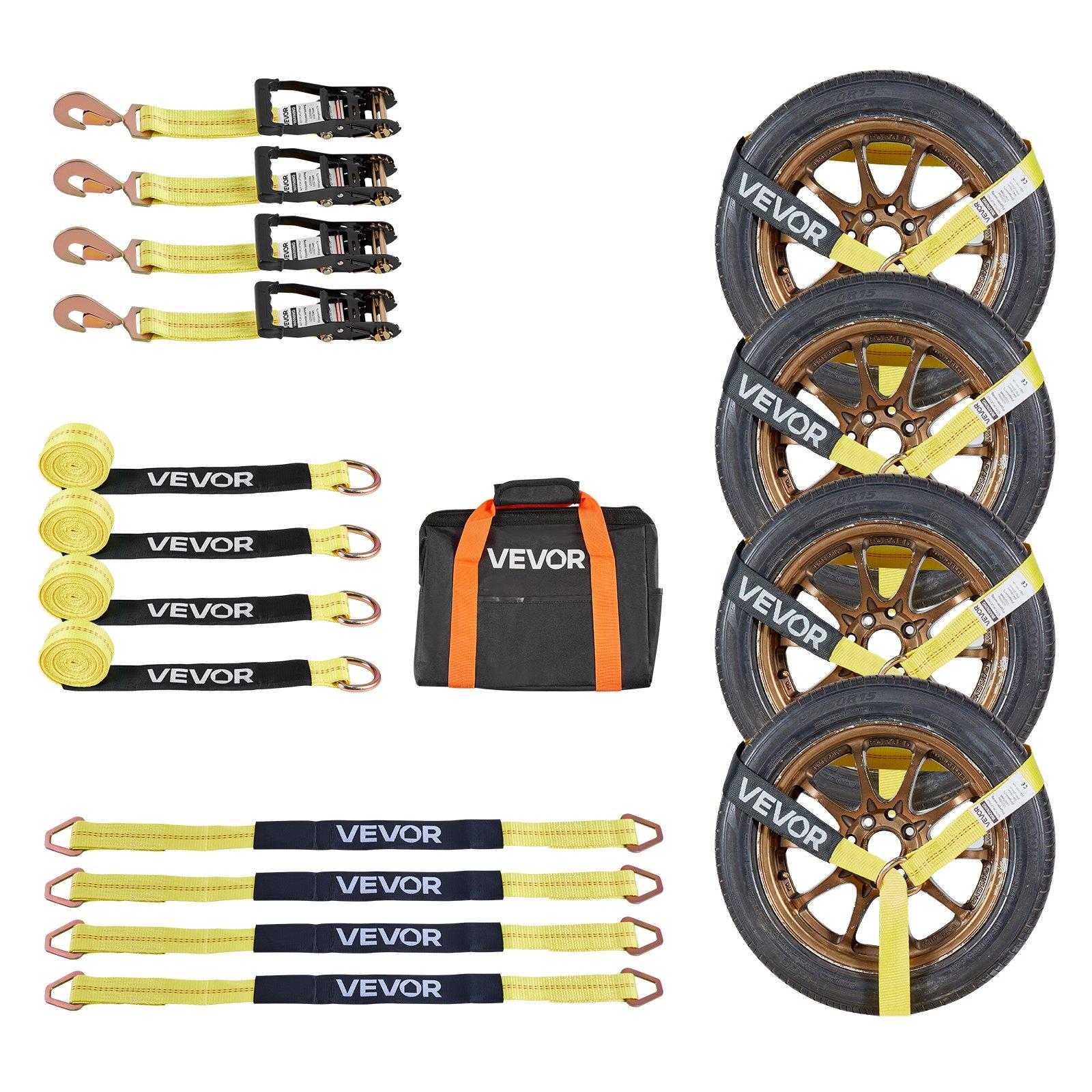 VEVOR Wheel Chock Tie-Down Kit, Tire-Style