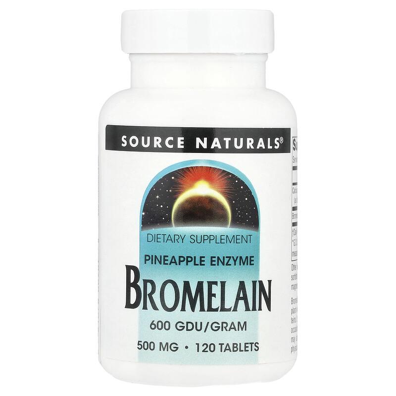 Bromelain 600 GDU/g, 120 Tablets