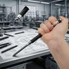 Durable Metal Mechanical Pencil 5.6mm Heavy-Duty Sketch Pencil with Pen Clip Drawing Pencil Shading & Manga Drawing