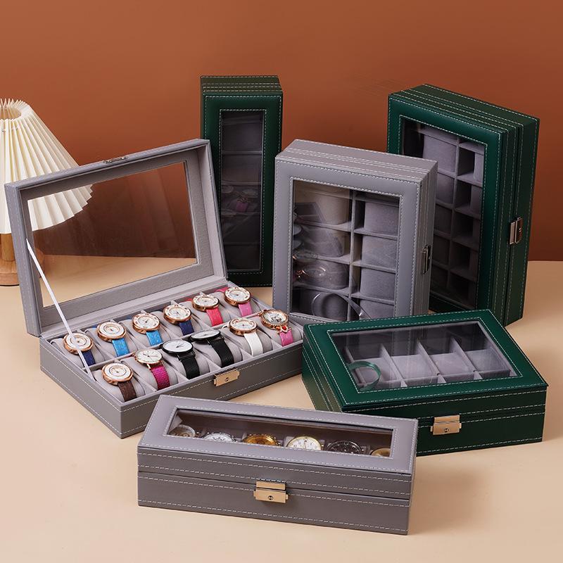 

Элегантная стеклянная витрина для часов - Пыленепроницаемое хранение и демонстрация