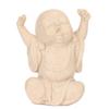 Baby Monk Statue Vivid Sandstone Baby Monk Figurine Buddha Statue Ornament for Home and Office Decoration