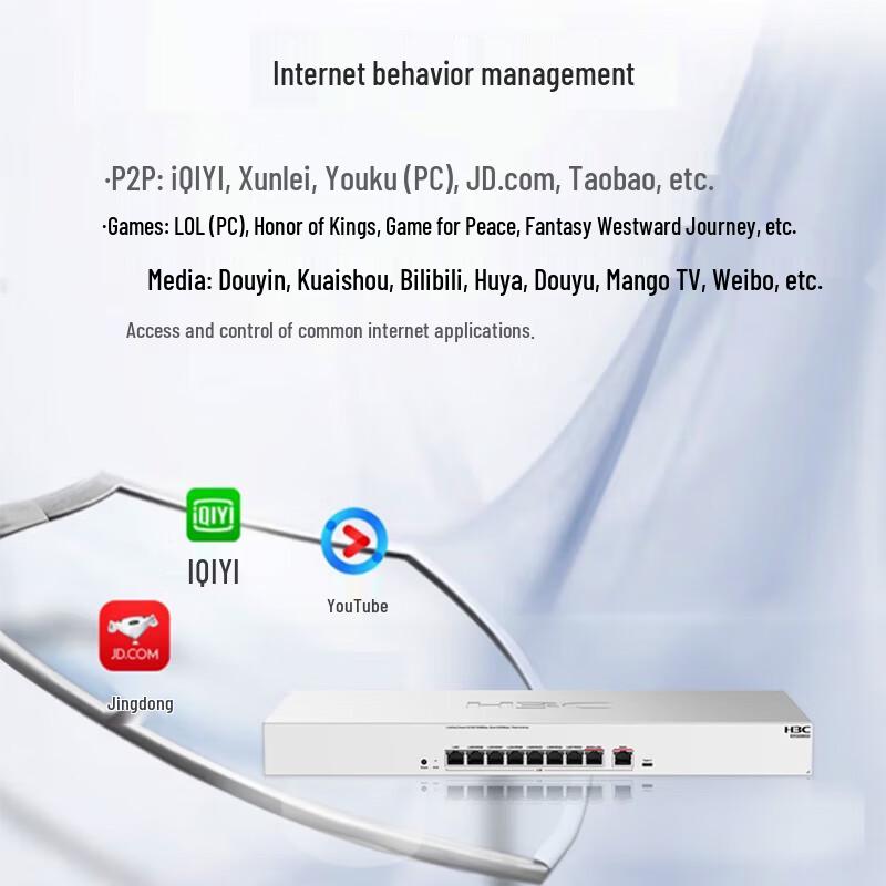 H3C ER3208G5 9-Port 2.5G Enterprise Wired Router (CN Version)