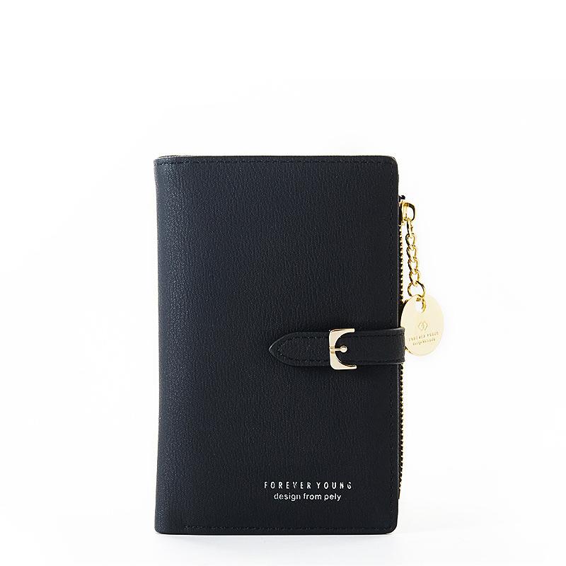 Buy Women Girls Short Small Wallet Lady Leather Folding Coin Card