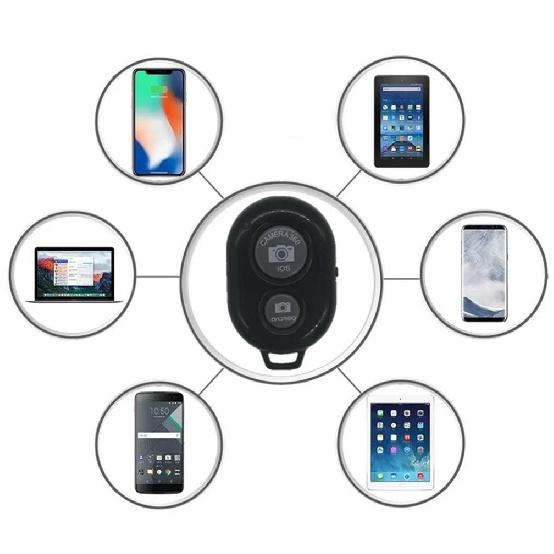 Wireless Bluetooth Remote Shutter Camera WIFI Selfie Remote Control for Android iOS Smartphone Compatible with iPhone SamsungGood product
