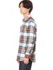 Amazon Essentials Men's Long Sleeve Flannel Shirt, White and Red, Tartan Plaid, Size Small