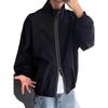 Jacket Men's Spring and Autumn Anti-splashing American Retro Stand-up Collar Couple Versatile Simple Thin Jacket Jacket Top