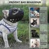 2026 Must-Have Kollektion Hundemaulkorb kompatibel für kurzschnauzige Hunde, Weiches Silikon Atmungsaktiv Bulldoggenmaulkorb kompatibel Beißen, Kauen, Lecken, Ideal c