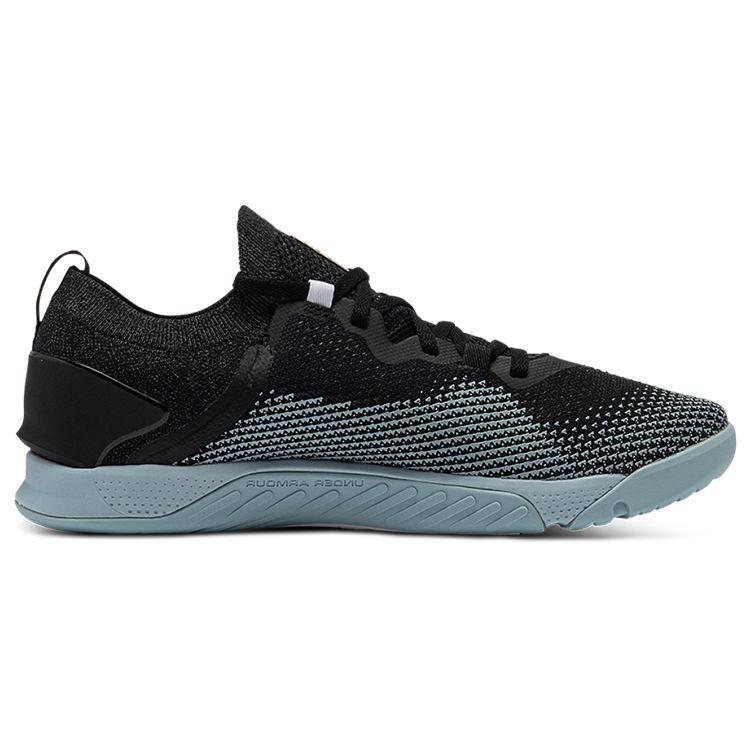 Under Armour TriBase Reign 3 Black Breaker Blue Men Sneakers 3025124-003
