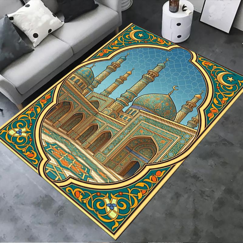 2025 New Muslim Carpet Rug for Living Room Bedroom Home Sofa Decoration,Kids play Non-slip Floor Mat125