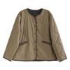 Frauen Jacke Herbst Winter Parkas Weibliche Mittleren Alters Mütter Lose licht Dünne Beiläufige Kurze Warme Baumwolle Gepolsterte Oberbekleidung